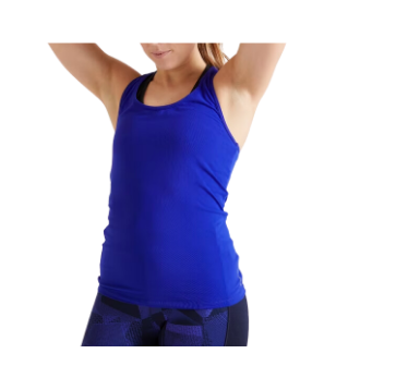 [CL100478 ] Racerback Ladies Workout Top Royal Blue Medium