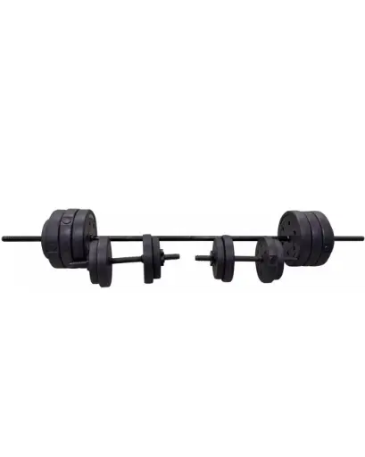 [101402] Vinyl Barbell | Dumbbell Weights Set 50kg|110lbs