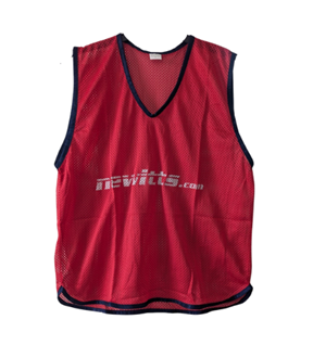 [12258] Training Bibs Youth Small Red/Navy Singles