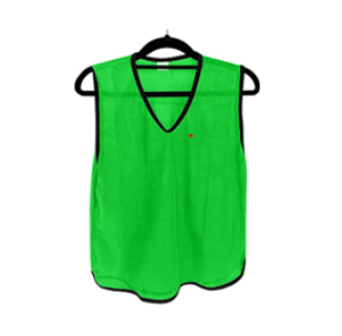 [12262] Training Bibs Youth Large Green Singles
