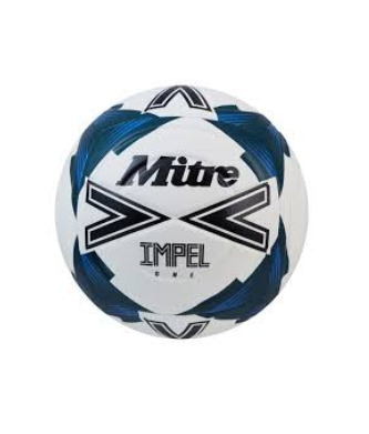 [13568] Football Mitre Impel One Blue|White Size 5