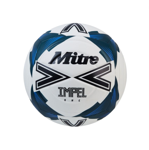 [13568] Football Mitre Impel One Blue|White Size 5