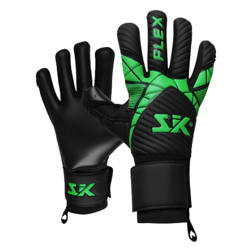 [6855] GK Flex Goalkeeper Glove - Blk/Grn  - Size 11