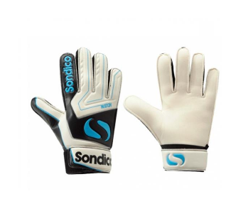 [68510] GK Gloves Sondico Match Black|White|Blue Size 4
