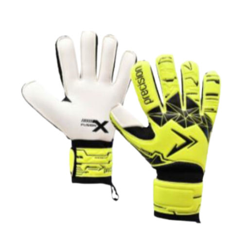[6867] GK Precision Goalkeeper Gloves - Fluo Yel/Blk  Size 11