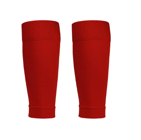 [13958 ] Football Leg Sleeve Sock Pair Red Junior