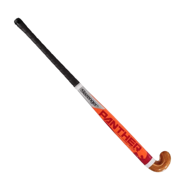 [12152] 30" Slazenger Panther Wooden Hockey Stick Org|Silver