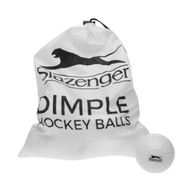 [12145] Hockey Balls Dimple Slazenger White 