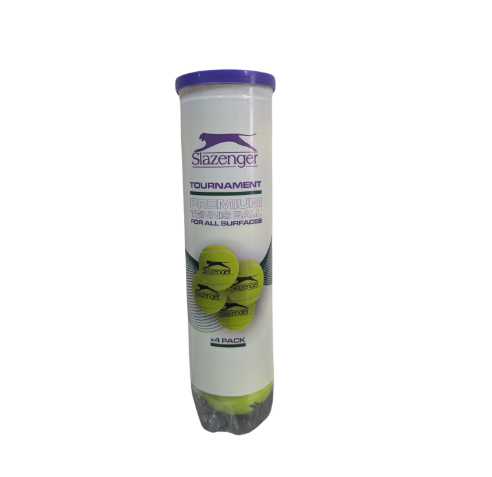[13975] Lawn Tennis Balls Slazenger Tournament (4) Tube 
