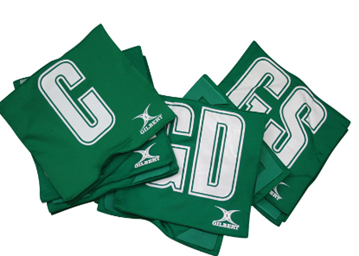 [7803] Netball Patches Green PK