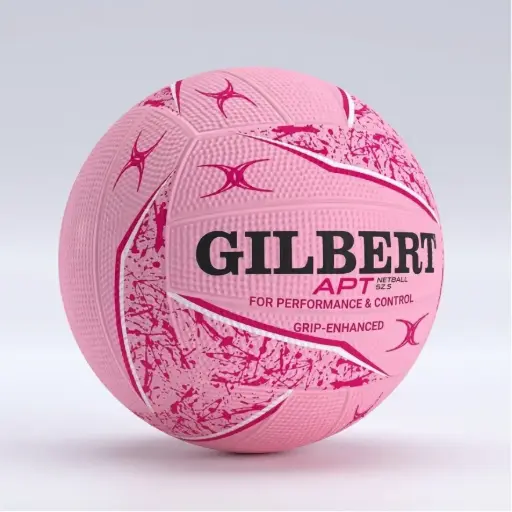 [14028] Netball Gilbert APT Pink Size 5