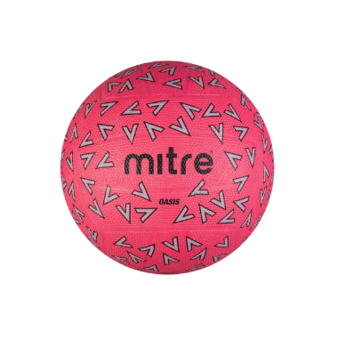 [12934] Netball Mitre Oasis Pink Size 5
