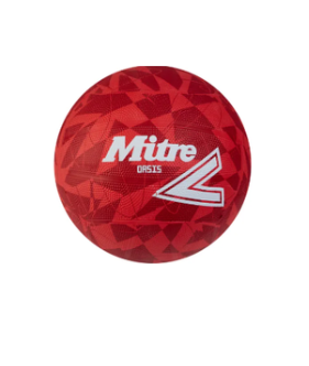 [12934] Netball Mitre Oasis Red Size 5