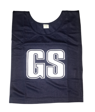 [13985] Netball Bibs Ziland Set of 7 Navy Adult Medium