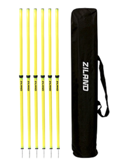 [3001] Slalom Poles Telescopic Ziland Academy 5*6ft 12PK