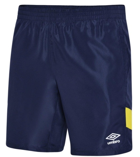 [36902] Training Shorts Umbro Navy|Yellow Small