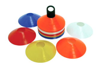 [10311] Space Marker Cones Set of 50 Multi - 7"