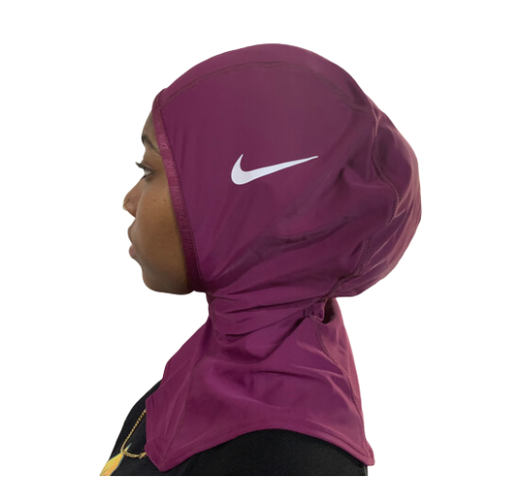 [115151] Swim Hijab Nike Victory Red Med|Large
