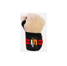[9683] Wrist Wraps Sawans Black|Orange