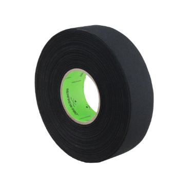 [13077] Hockey Stick Tape Renfrew Black Cloth 1-inch Width