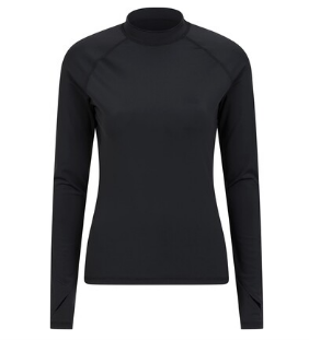[CL12860]  Rash Guards Ladies Black Small