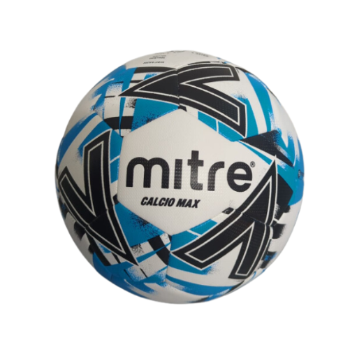 [12011] Football Mitre Calcio Max White|Blue Size 5