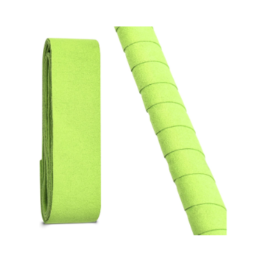 [13037] Hockey Stick Grip Non Adhesive Chamois Fabric Fluo Green
