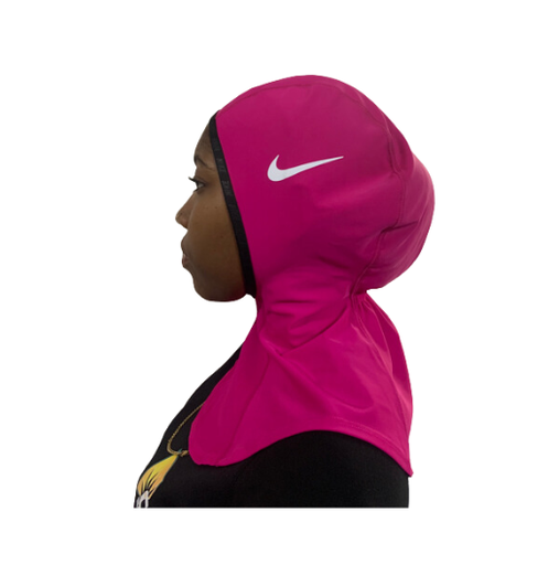 [10814] Swim Hijab Nike Victory Fireberry Small