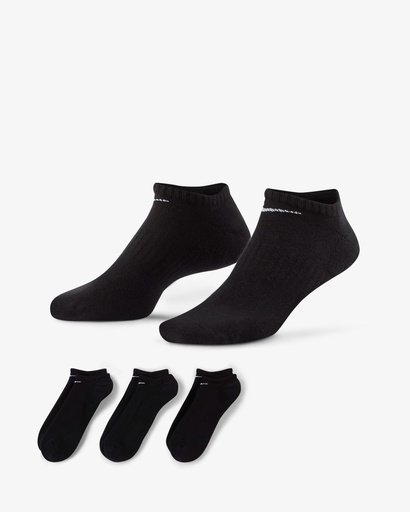 [13794] Ankle Socks Nike Unisex Black US 6-11