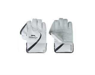[34066] Wicket Keeping Gloves Slazenger Advance White|Black Adult