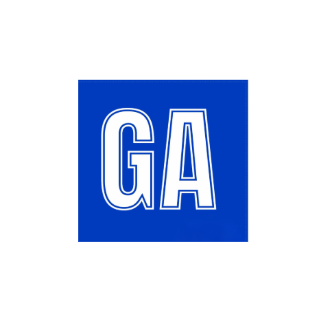 [28900] Netball Patches Set of 14 Blue