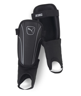 [43511] FB Shin Guards Puma Ankle Black Small
