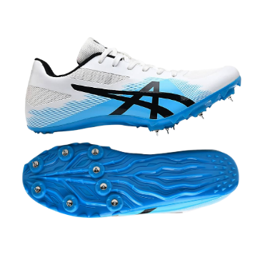 [12101] Spike Shoes Athletic Track & Field Blue|White EU37  US6 - 6.5