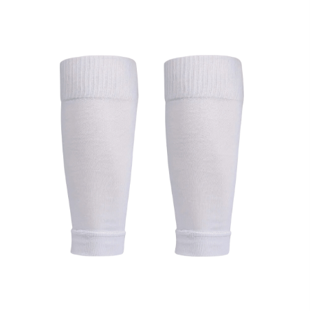 [12897] Football Leg Sleeve Sock Pair White Senior