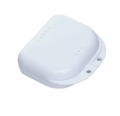 [12899] Mouth Guard Case White