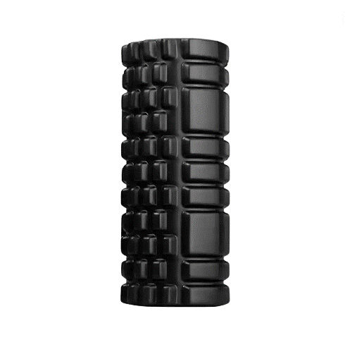 [13739] Textured Foam Roller 34x14cm Black