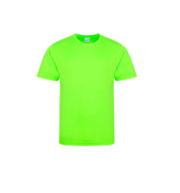 [CL3000] T-Shirt Men's Breathable S.Sleeve Neon Green S