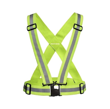 [12558] Reflective Vest Green One Size