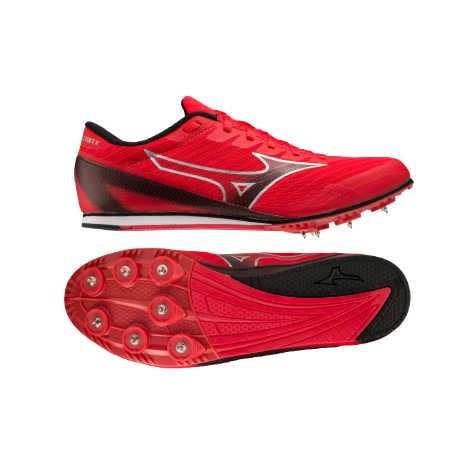 [12117] Spike Shoes Mizuno X First 2 Distance Red US7