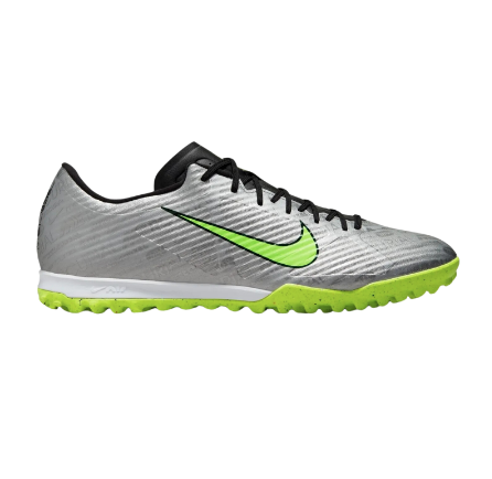 [13112] Astro Turf Trainers Nike Mercurial Vapor Academy Silver|Volt|Black UK9|US10