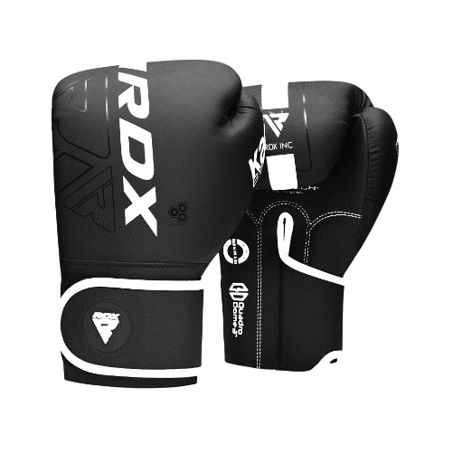 [12813] Boxing Training Gloves RDX 12oz Black|White