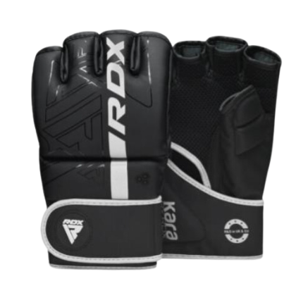 [12816] Boxing Grappling Gloves RDX PF1 Black|White Small