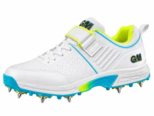 Cricket Shoe GM Aion (allround) White |Green|Blue UK7|US8