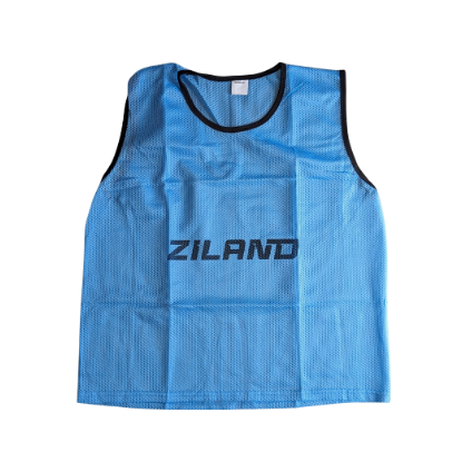 [12267] Training Bibs Adult Large Sky Blue 10pk