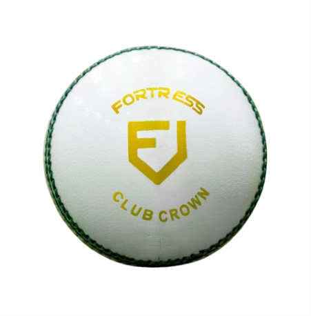 [13131] Cricket Ball Fortress Club Crown Senior 5.5oz White