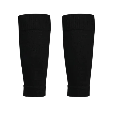 [13940] Football Leg Sleeve Sock Pair Black Junior