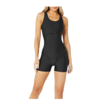 [15107] Swimsuit Slazenger Ladies Boyleg Black Size 16 (XL) 