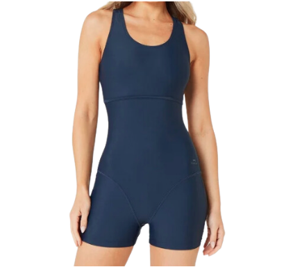 [15110] Swimsuit Slazenger Ladies Boyleg Navy Size 16 (XL)