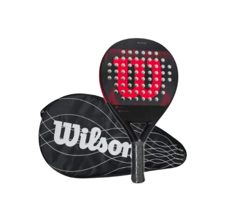 [11670] Padel Tennis Racket Wilson Black|Red