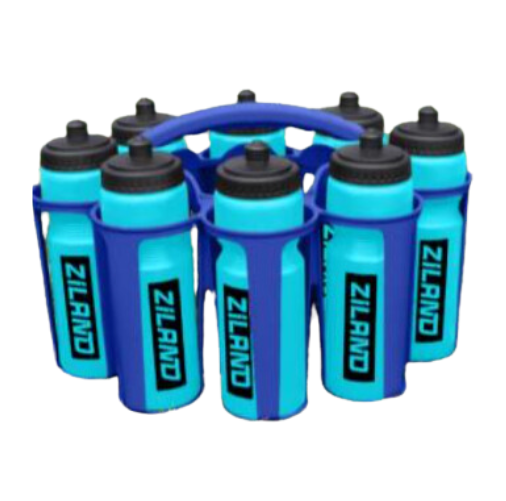 [13128] Water Bottle Carrier Set 8pack Ziland Turquoise